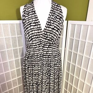 Calvin Klein halter V-neck dress